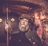 Aulendorfer Ritterkeller, Nachtwächter, Rahmenprogramm, Rittermahl, Sperrstunde einläuten, Mittelalter, längst vergangene Zeit