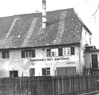 Gasthaus zum Rad um 1904 Altes Foto Gasthaus zum Rad um 1904