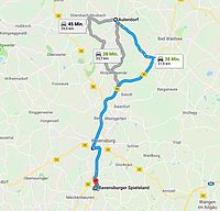 Route Aulendorf-Ravensburger Spieleland, das Abenteuer kennt einen Weg