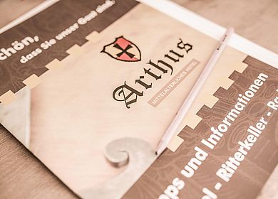 Details Hotel Arthus, Informationsheft A-Z, Schön, dass Sie unser Gast sind