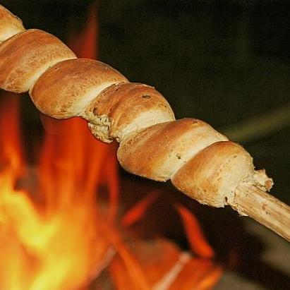 Stockbrot grillen, Hotel Arthus, Aulendorf, Empfang